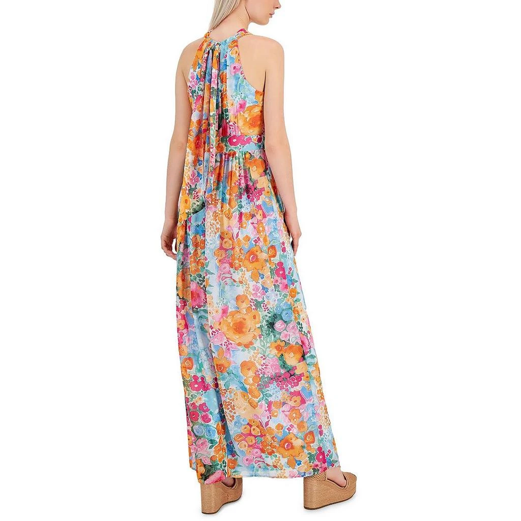 INC International Womens Pleated Floral Print Maxi Dress 2