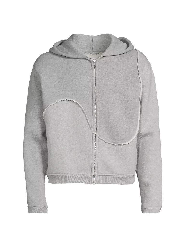 ERL Swirl Cotton Zip-Front Hoodie 1