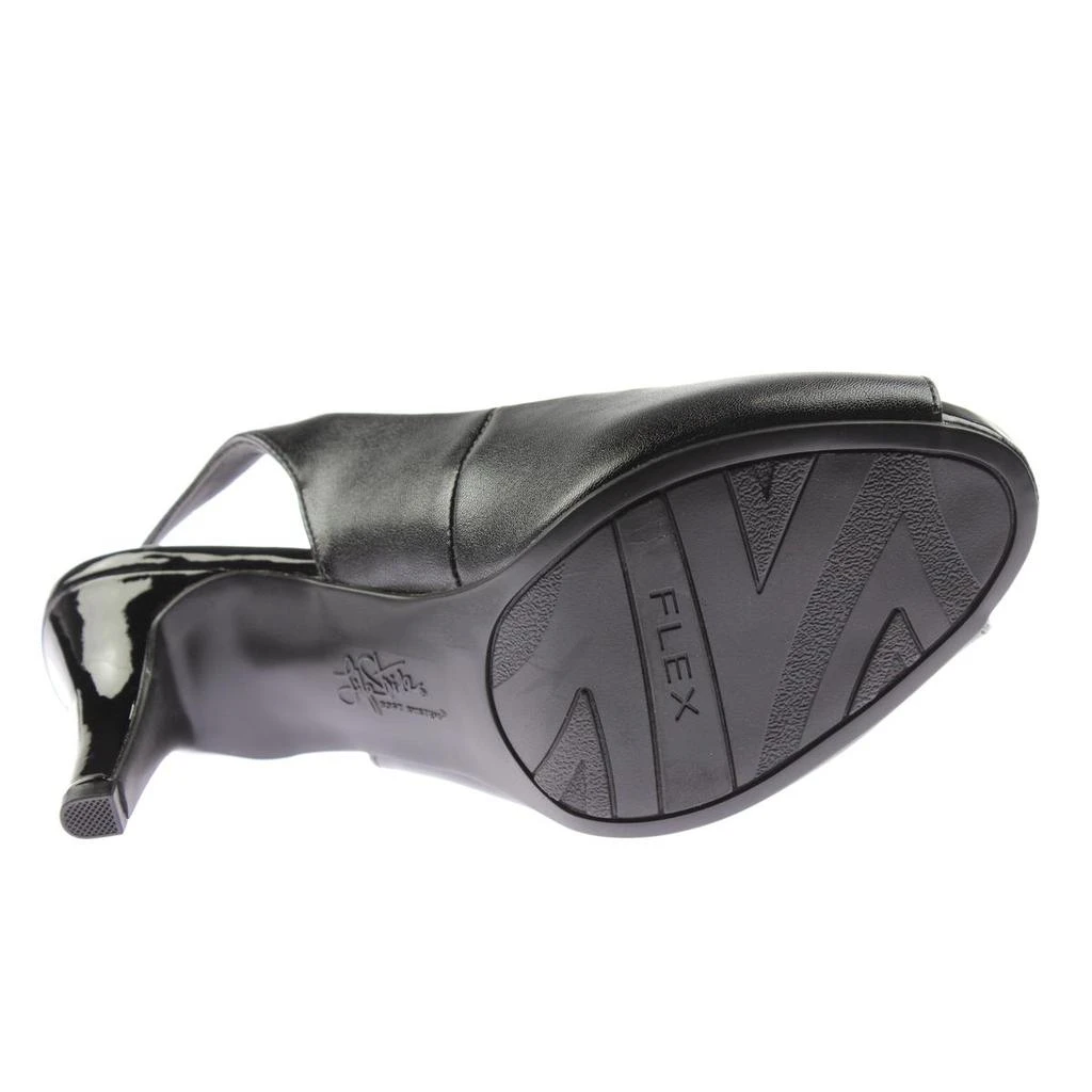 LifeStride Teller Womens Solid Slingback Peep-Toe Heels 2