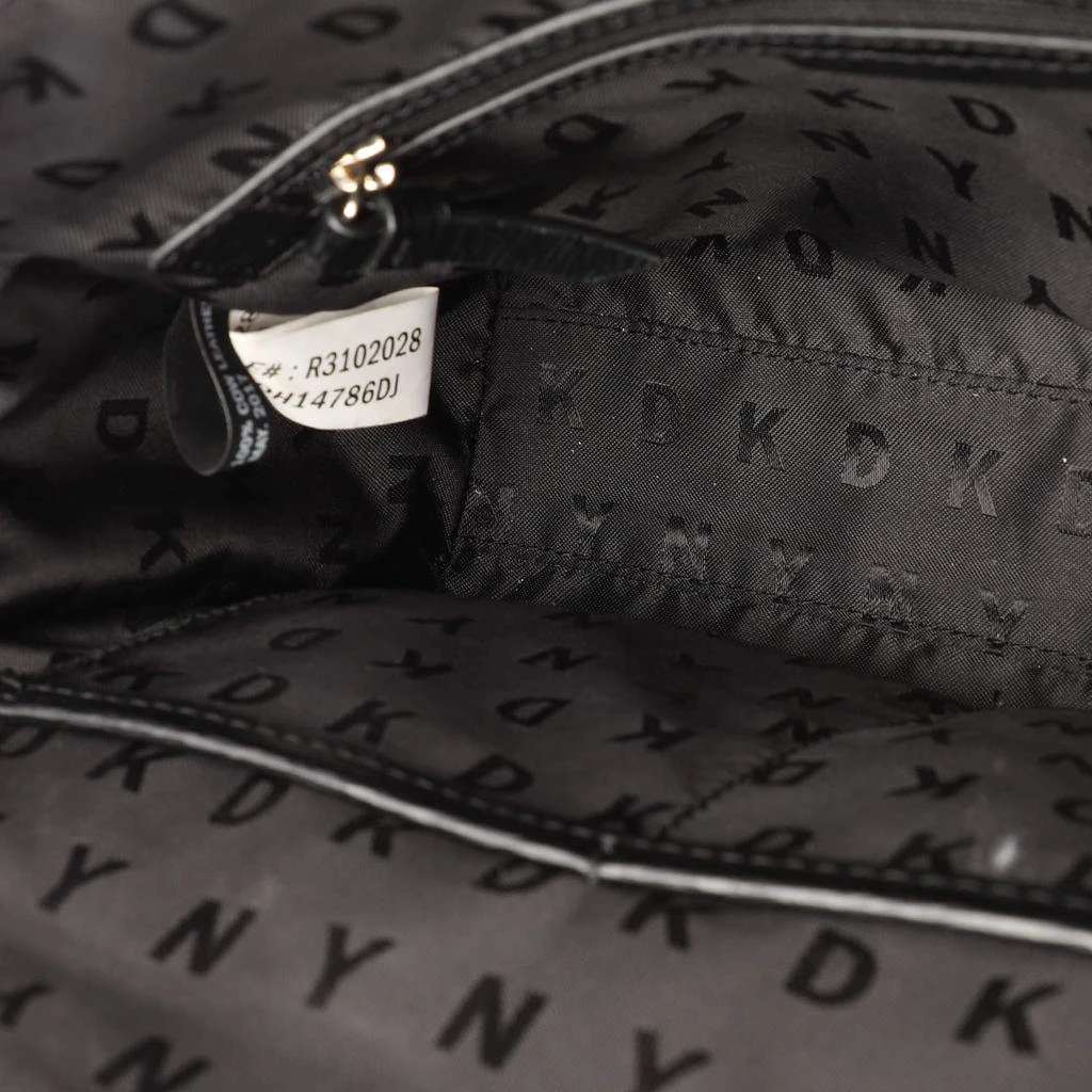 DKNY DKNY Black Leather Top Zip Crossbody Bag 8