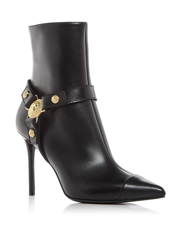 Balmain Women's Eva Pointed Toe High Heel Booties 1