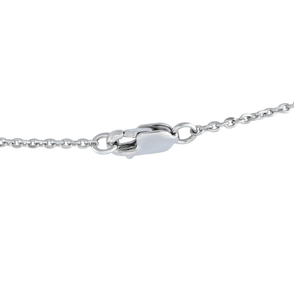 Non Branded 14K White Gold 0.85ct Diamond Cushion Halo Necklace PN15273 3