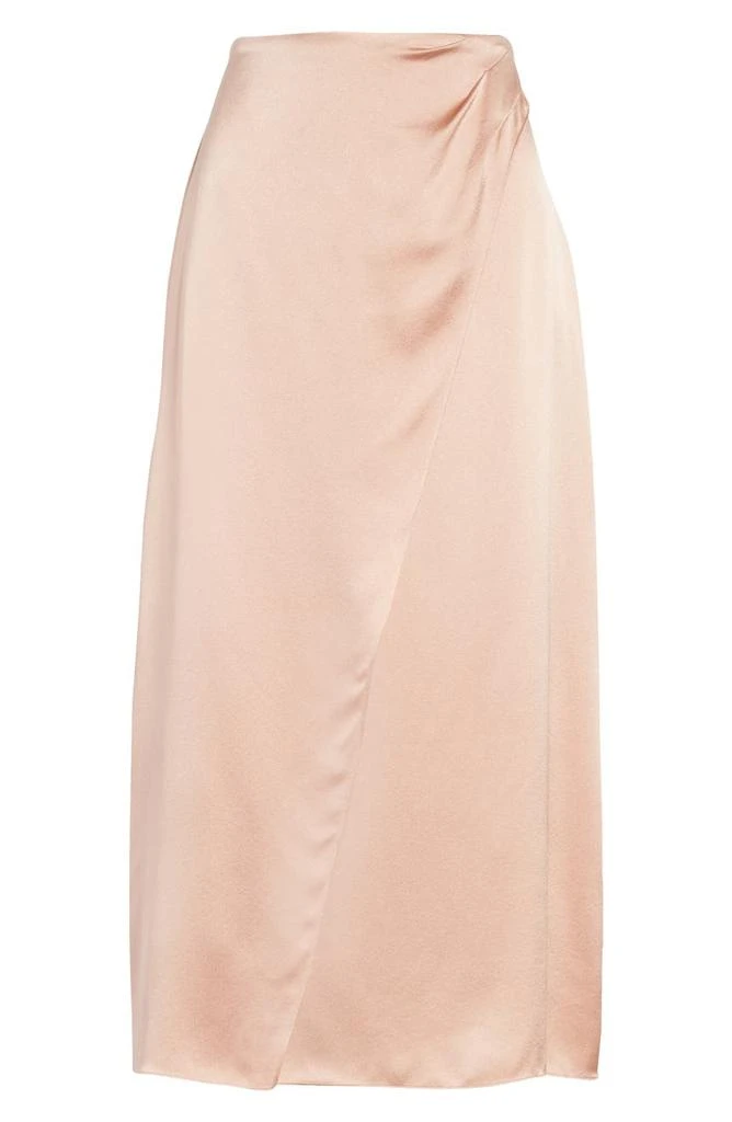 Vince Side Pleat Faux Wrap Skirt 5