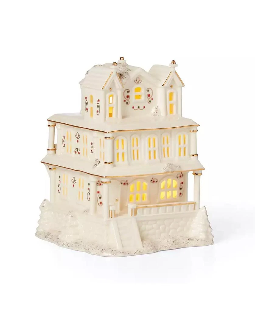 Lenox Mistletoe Park Light-Up Victorian House Figurine, Exclusively at Macy’s 1