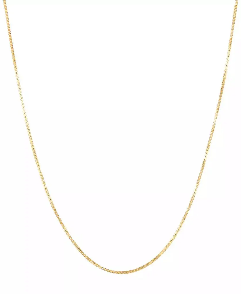 Macy's Box Link 20" Chain Necklace in 14k Gold