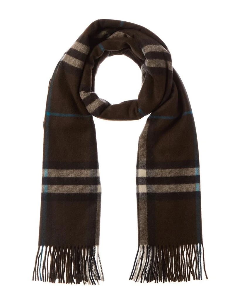 Burberry Wide Check Cashmere Scarf 1