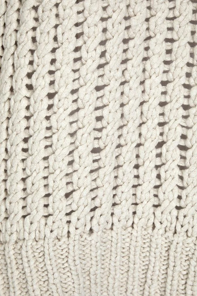 Acne Studios Crocheted cotton sweater 4
