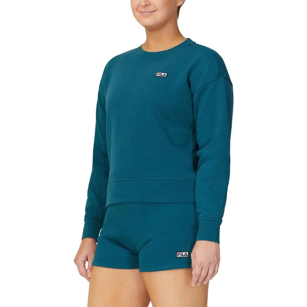 Fila Fila Stina Women's Fleece Lined Crewneck Athletic Pullover Sweatshirt 5