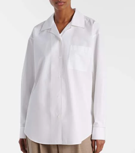 The Row Ashlin cotton poplin shirt 7