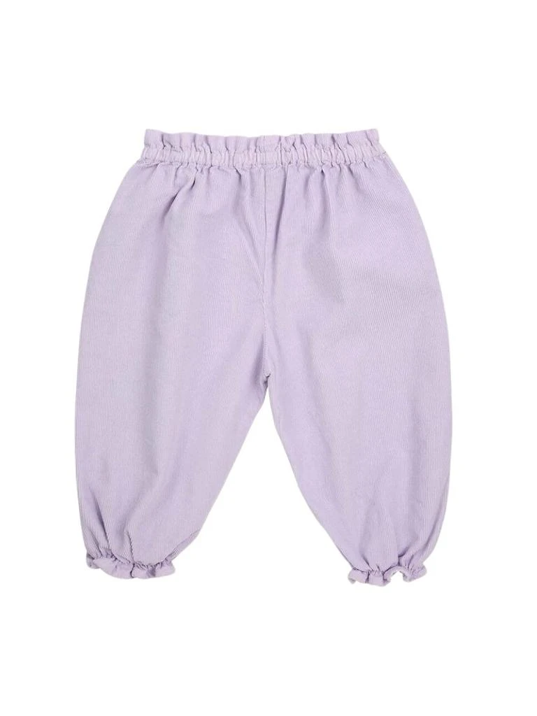 BOBO CHOSES Baby Pansy Flowers Woven Paperbag Pants 2