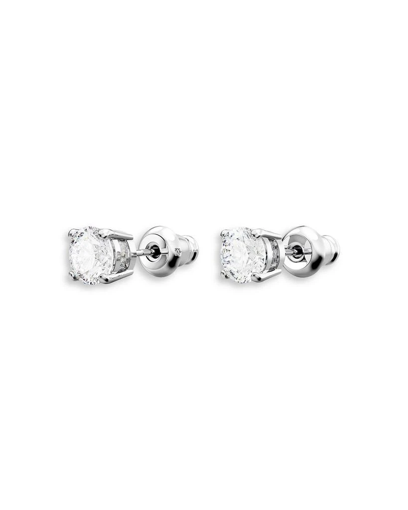 Swarovski Matrix Tennis Necklace & Stud Earrings Set in Rhodium Plated 5