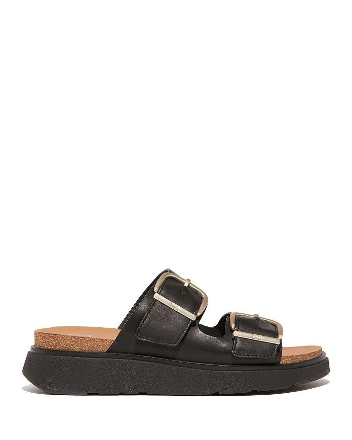 FitFlop Women's GEN-FF Buckle Two Bar Leather Slides 3