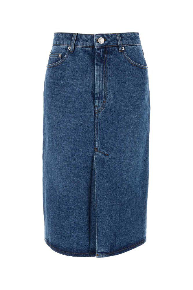 AMI AMI Paris Falda Denim Midi Skirt