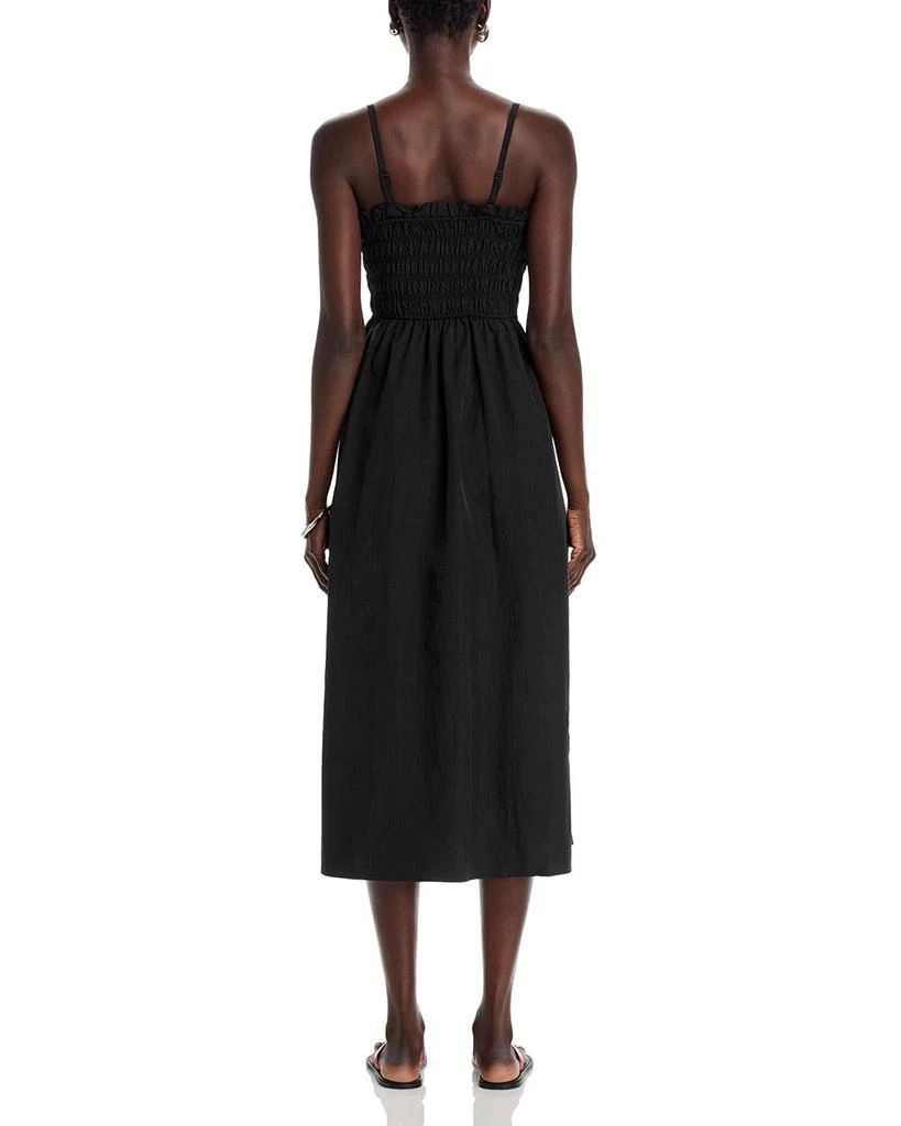 Steve Madden Kit Smocked Poplin Midi Dress 4