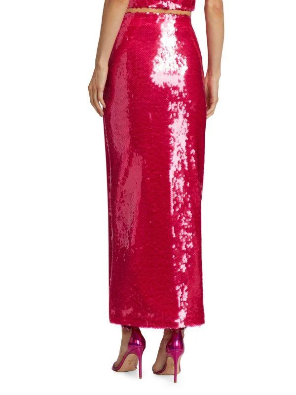 LAPOINTE Sequined Midi Pencil Skirt 2