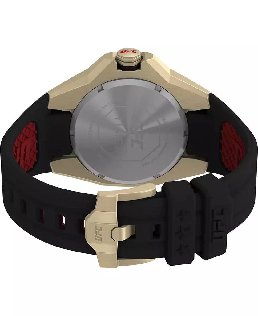 Timex UFC Men's Quartz Pro Silicone Black Watch, 44mm 4