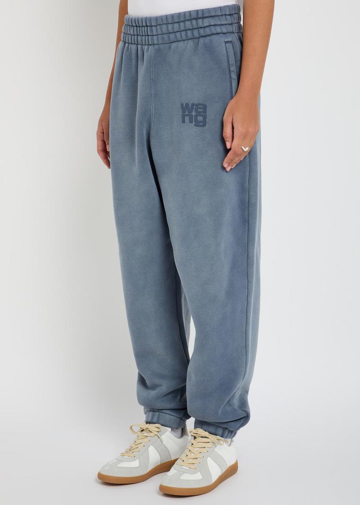 Alexander Wang Logo-embossed cotton-blend sweatpants