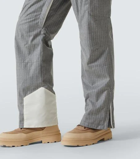 Brunello Cucinelli Chalk stripe wool flannel ski pants 6