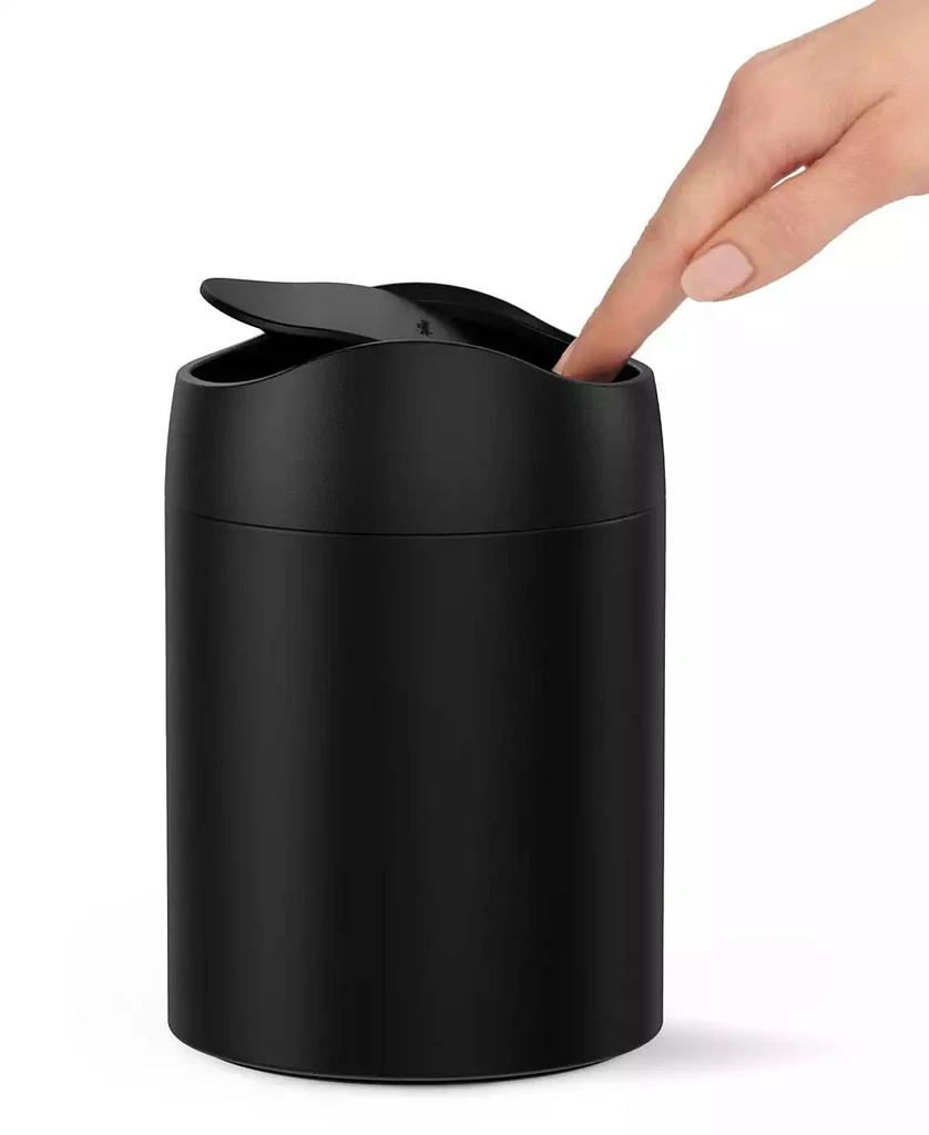 simplehuman 1.5 Liter Countertop Bathroom Trash Can 3