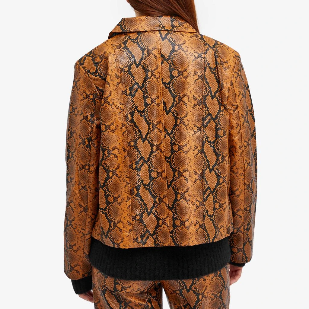 Kitri KITRI Wilma Snakeskin Vinyl Jacket 3