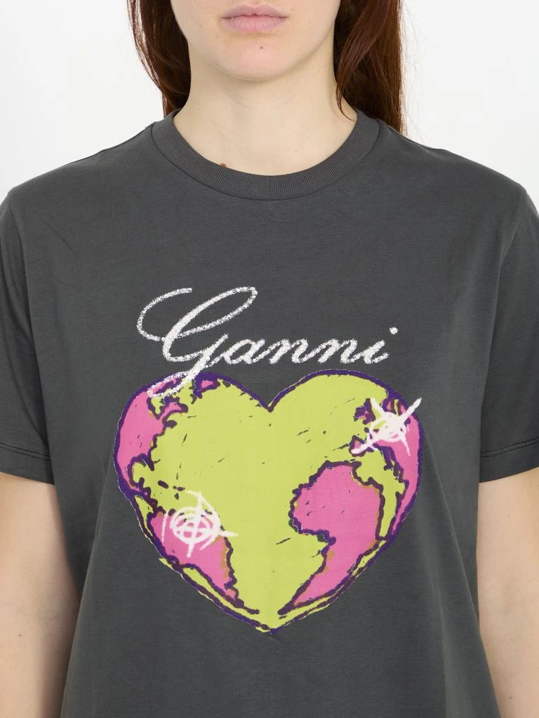 Ganni Heart t-shirt 4
