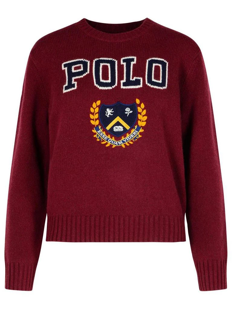 Ralph Lauren Polo Ralph Lauren Burgundy Wool Sweater 1