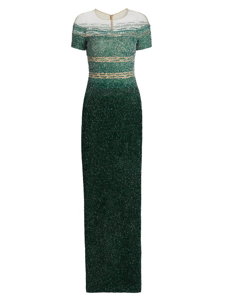 Pamella Roland Sig Sequin Gown