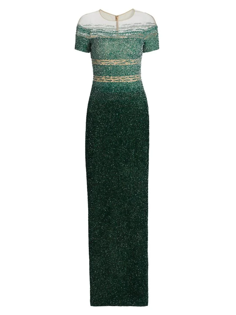 Pamella Roland Sig Sequin Gown 1