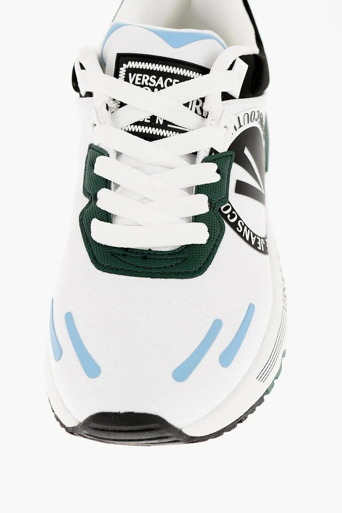 Versace JEANS COUTURE Fabric DYNAMIC Low Top Sneakers with Contrasti 4