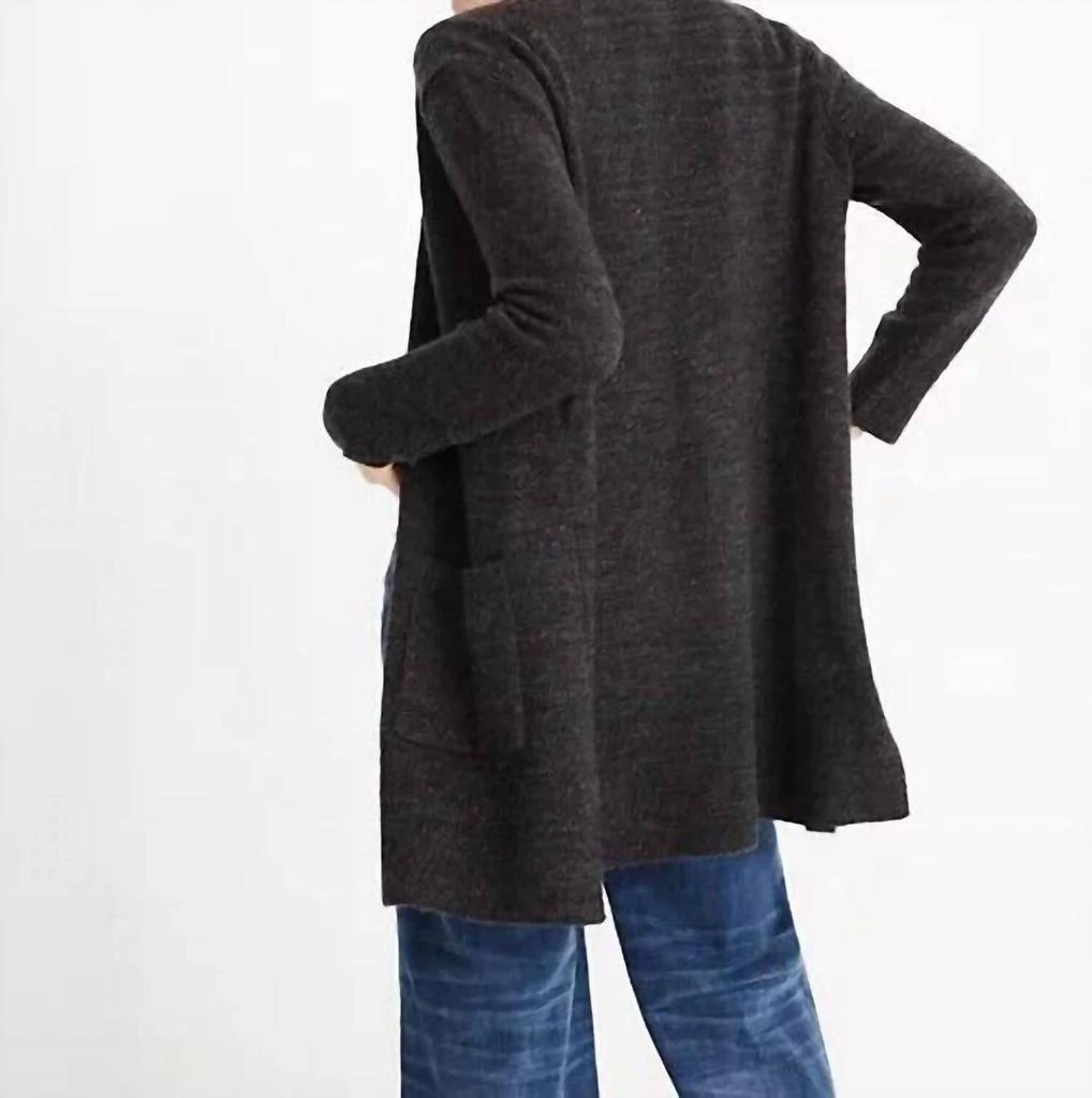 Madewell Donegal Open Front Cardigan In Gray 2