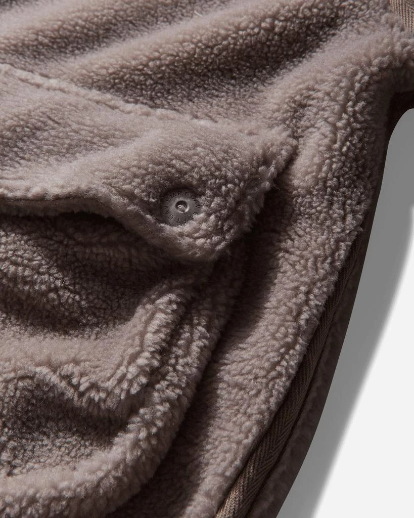 Cav Empt Men's Collared Boa Zip Up Jacket Khaki 4