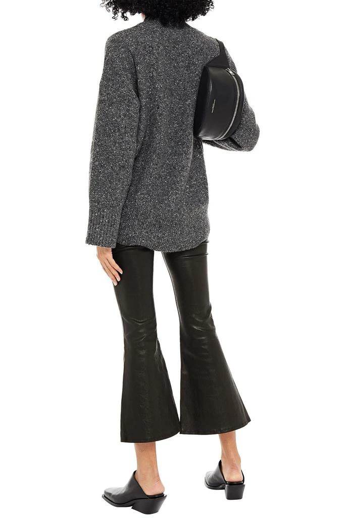 FRAME Marled recycled wool-blend bouclé sweater 3