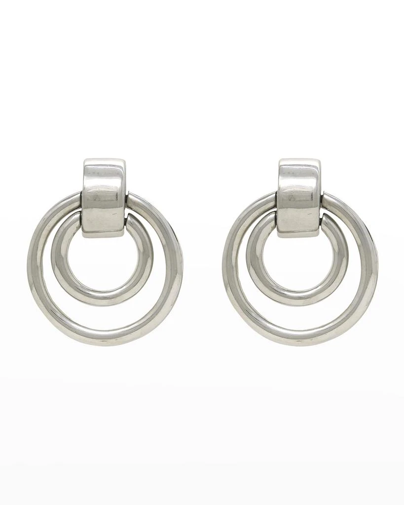 BEN-AMUN Silver Clip-On Earrings 1