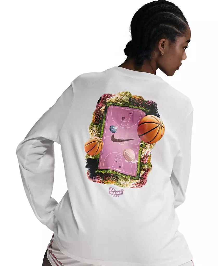 NIKE Women's Cotton Long-Sleeve Basketball T-Shirt 4