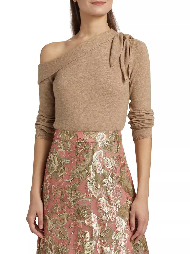 FIGUE Genevieve One-Shoulder Knit Sweater 3