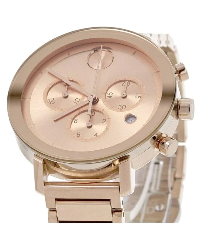 Movado Movado Bold Evolution Chronograph Rose Gold Plated Women's Watch 3600886 2