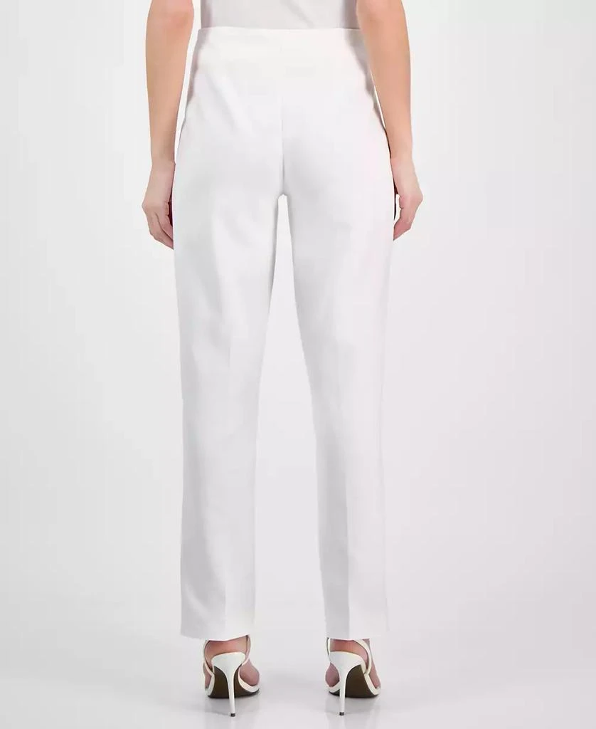 Anne Klein Women's Pull-On Front-Seam Trousers 4