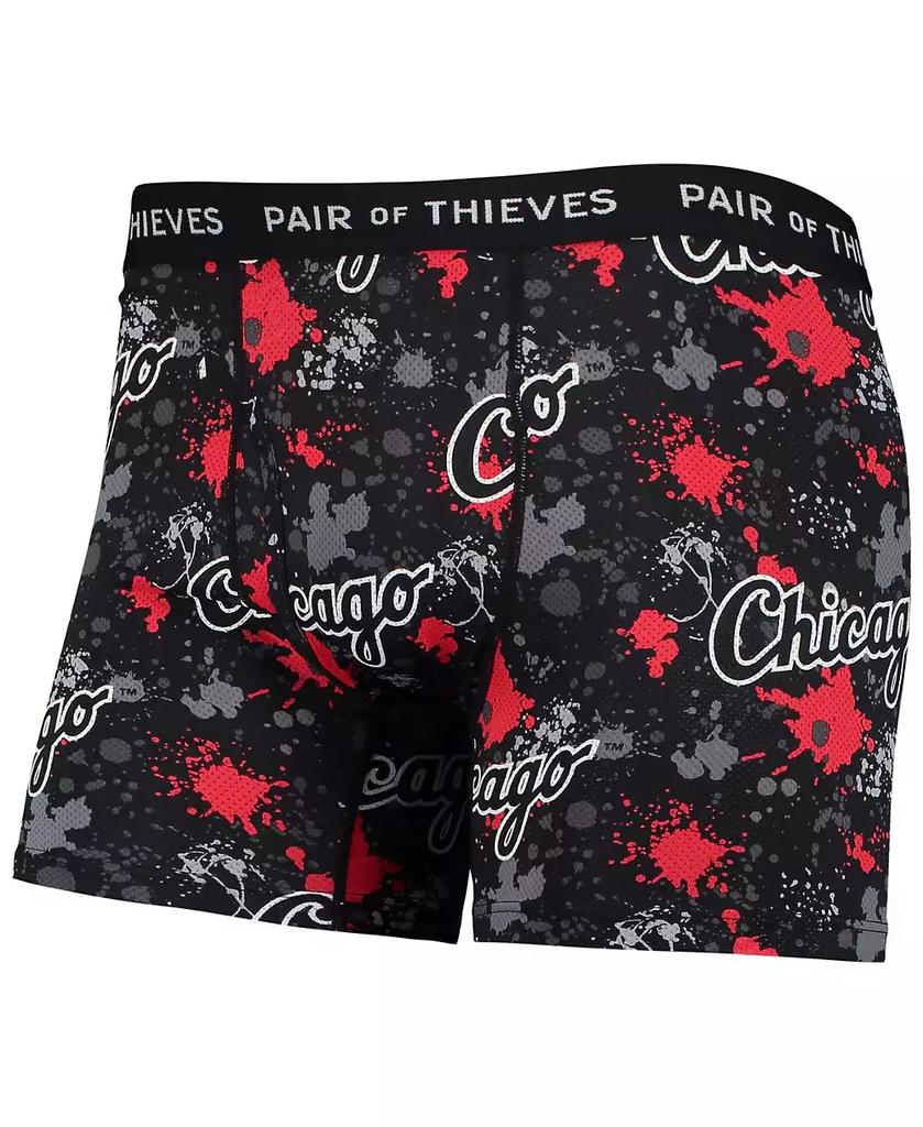 Pair Of Thieves Men's Black Chicago White Sox Super Fit 2-Pack Boxer Briefs Set