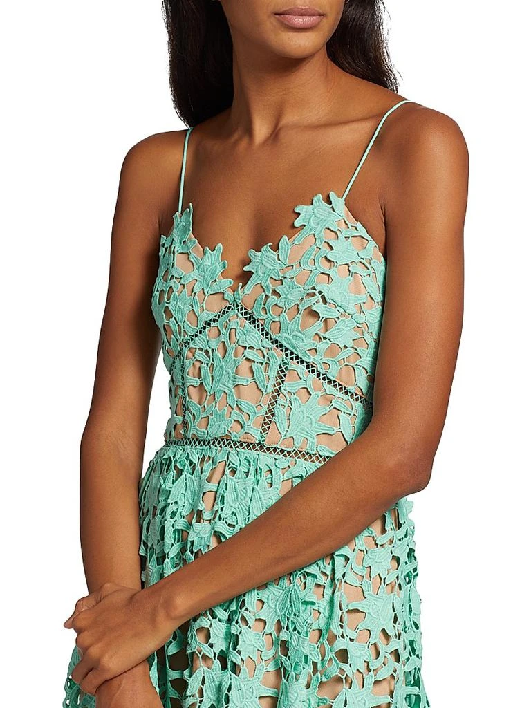 self portrait azaelea dress green RENT Self Portrait Azalea Mini Dress (RRP £270) main image 1