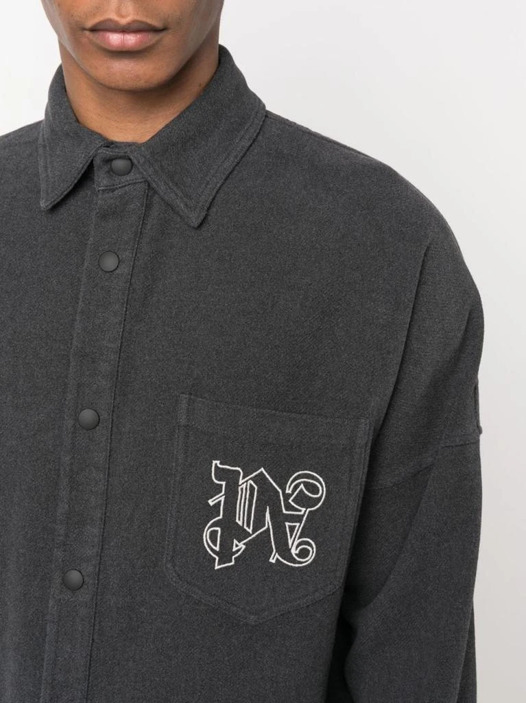 Palm Angels PALM ANGELS - Palm Angels Shirts Grey 4