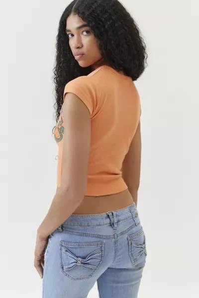 Urban Outfitters Pure Love Tiger Shrunken Baby Tee 3
