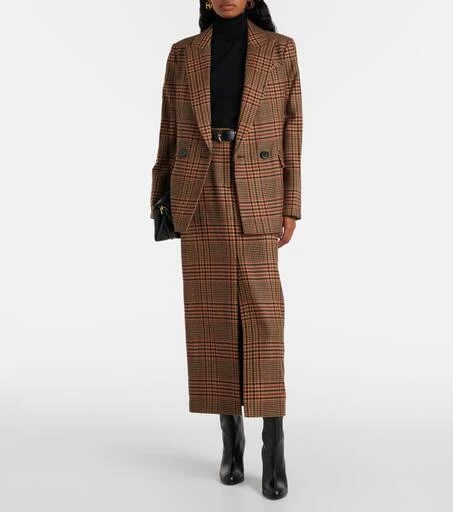 VERONICA BEARD Sevyn plaid virgin wool blazer 2