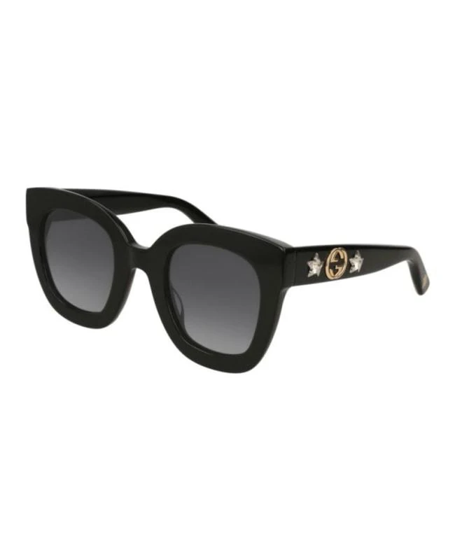 Gucci Gucci Grey Square 49mm Women's Sunglasses GG0208S-001-SD 1