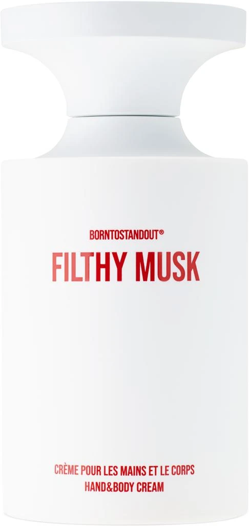 BORNTOSTANDOUT Filthy Musk Hand
Body Cream, 350 mL