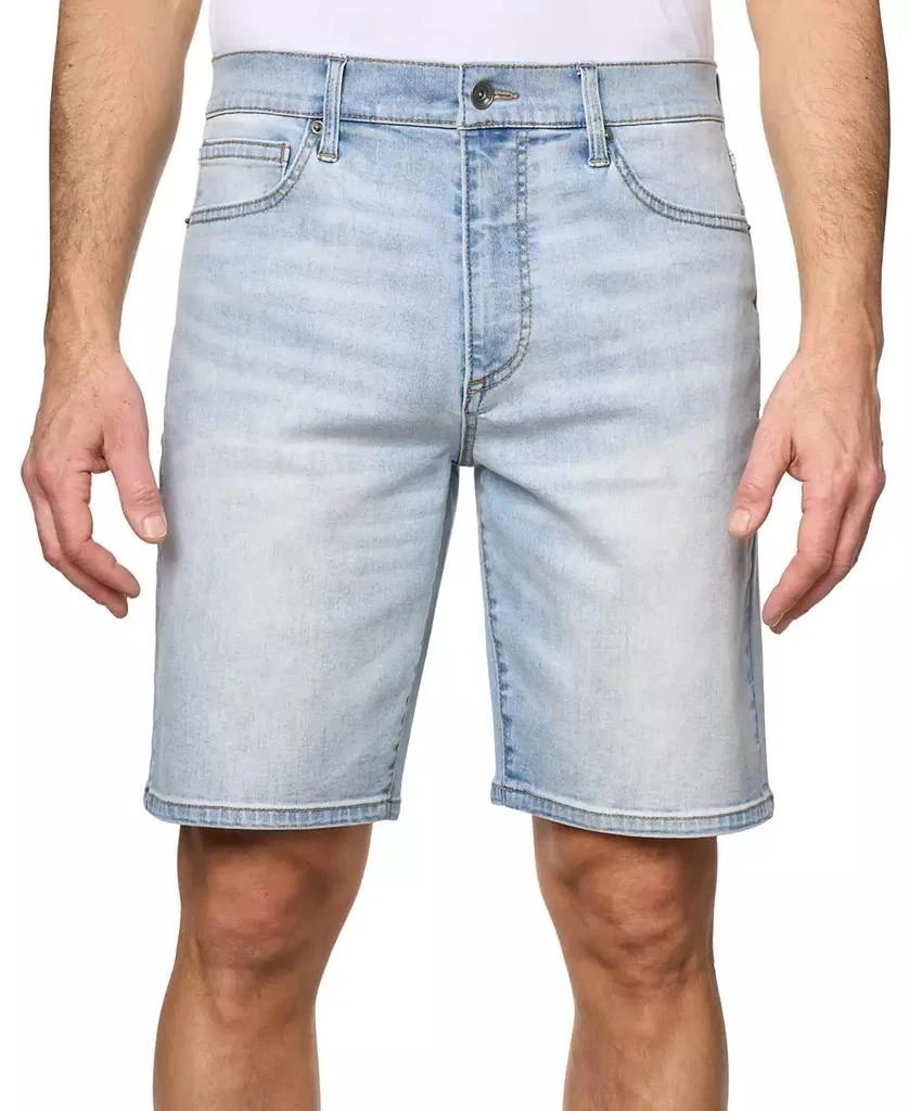 Lazer Men's Drew Slim-Fit Stretch 9-1/2" Denim Shorts 1