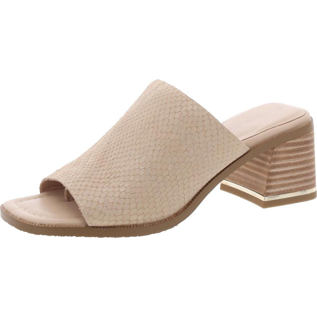 Donald J Pliner Womens Snake Print Slide