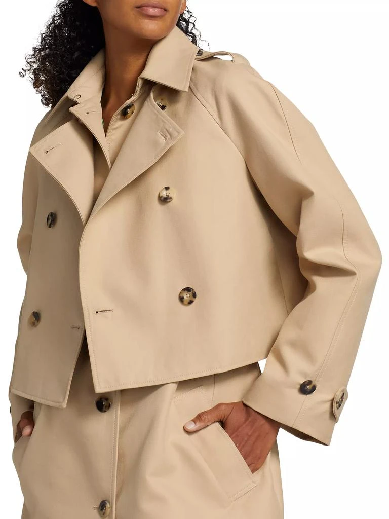 Rosetta Getty 2-In-1 Cotton Double-Layered Trench Coat 7