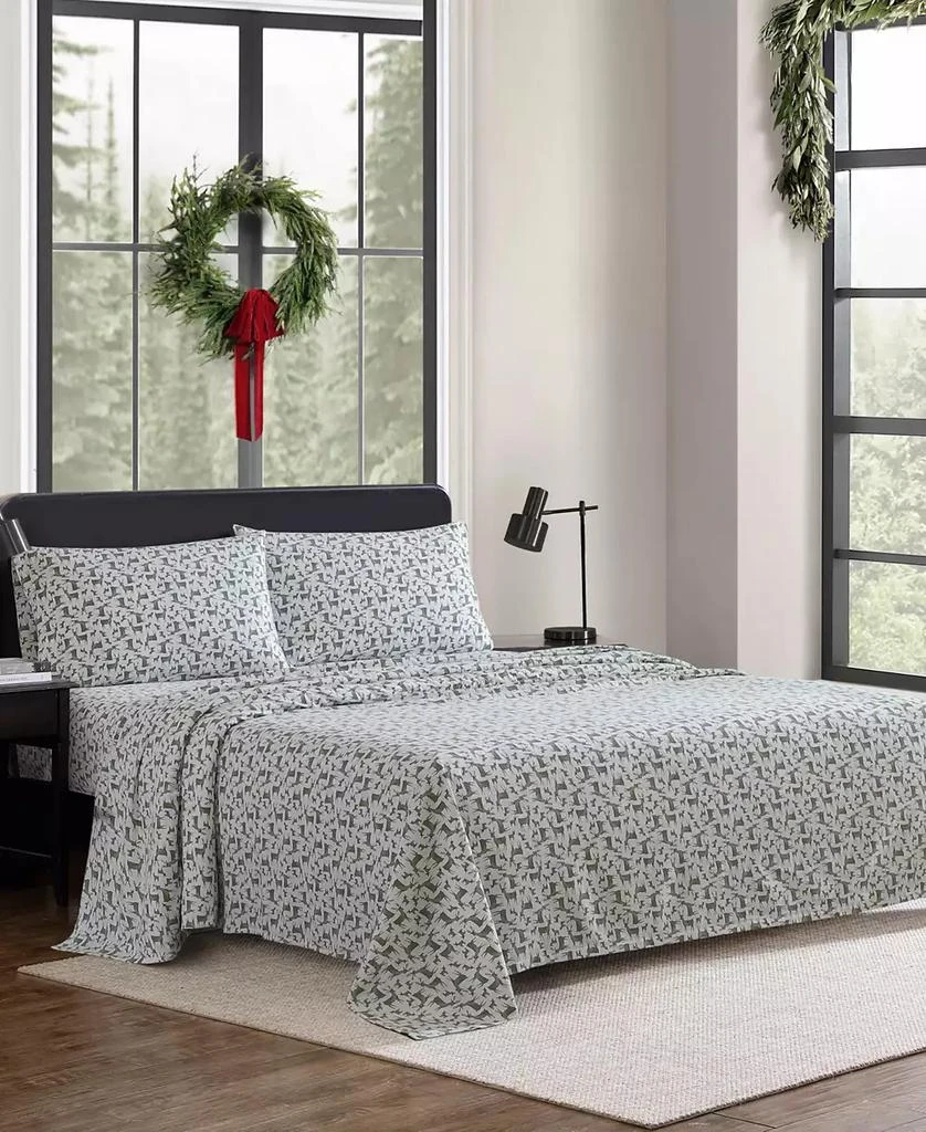 Eddie Bauer Holiday Cotton Flannel 3 Pc. Sheet Set, Twin 2