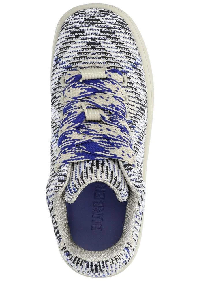 Burberry Burberry Box Checked Lace-Up Sneakers 5