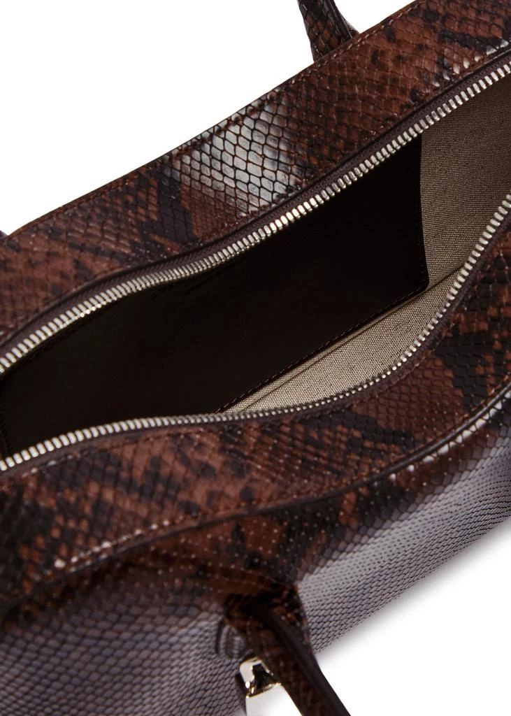 Stella McCartney Stella Ryder medium snake-effect faux leather shoulder bag 4